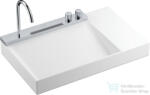 Hansgrohe AVALEGRA AquaUnit 78x47, 5 cm-es mosdórendszer zuhanyvízsugárral, matt fehér/fényes króm 22473000 (22473000)