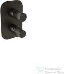 Bugnatese MOON 3 állású falsík alatti kád/zuhany csaptelep belső egységgel, grafit 7231GF (7231GF)