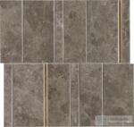Marazzi Mystone Gris Du Gent Taupe Mosaico Inserto 30x29 cm-es fali csempe M8LV (M8LV)