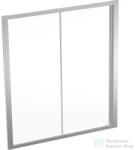 Geberit GEO 170x190 cm-es tolóajtó átlátszó üveggel, Reflex vízlepergető réteggel, ezüst kerettel, 560.193. 00.2 (560193002)