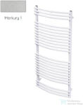 Radeco SONIA E A1-700/SLE 496x750 törölközőszárítós radiátor, MERKURY 1 (metál ezüst) színben (Radeco_SONIA_E_A1_700_SLE_MERKURY1)