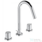 Ideal Standard JOY 3 üléses mosdó csaptelep automata leeresztővel, króm BC783AA (BC783AA)