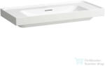 Laufen MEDA 100x46 cm-es falra/bútorra szerelhető, csiszolt aljú mosdó csaplyuk nélkül, fehér H8161190001091 (H8161190001091)