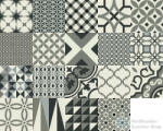 Marazzi D_Segni Decoro Mix Caldi 20x20 cm-es padlólap M0UU (M0UU)