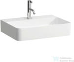 Laufen Val SaphirKeramik 55x42 cm-es mosdó 1 csaplyukkal, túlfolyó nélkül, LCC Active bevonattal, fehér H810282A001111 (H810282A001111)