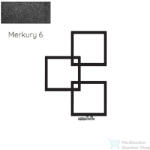 Radeco LOCO 3 MINI 707x500 design radiátor, MERKURY 6 (metál fekete) színben, balos (Radeco_LOCO_3_MINI_B_MERKURY6)