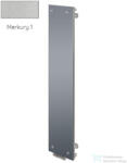 Radeco CLEO 1 1650x340 design radiátor tükörrel, MERKURY 1 (metál ezüst) színben (Radeco_CLEO_1_MERKURY1)