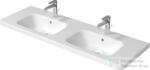 Duravit DURASTYLE 140x48 cm-es dupla mosdó csaplyukkal, Wondergliss bevonattal, 23571400001 (23571400001)