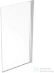Geberit GEO 80x150 cm-es kádparaván Reflex vízlepergető réteggel, ezüst/átlátszó 560.118. 00.2 (560118002)