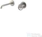 Bugnatese B-Color falsík alatti mosdócsaptelep 17 cm-es kifolyóval, belső egységgel, click-clack leeresztővel, szálcsizolt nikkel 6745SCNS (6745SCNS)