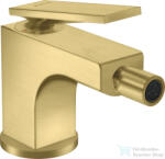 Hansgrohe AXOR CITTERIO bidé csaptelep automata leeresztővel, szálcsiszolt sárgaréz hatású 39214950 (39214950)