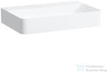 Laufen Val SaphirKeramik 55x40 cm-es pultra ültethető mosdó csaplyuk és túlfolyó nélkül, LCC bevonattal, fehér H8122844001121 (H8122844001121)