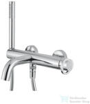 Bugnatese B-Color kádtöltő csaptelep zuhanyszettel, króm 6702CR (6702CR)