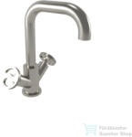 Bugnatese Millenovecinquanta mosdó csaptelep leeresztő nélkül, szálcsiszolt nikkel 4534SNS (4534SNS)