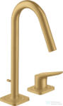 Hansgrohe AXOR CITTERIO M 2 üléses mosdó csaptelep automata leeresztővel, szálcsiszolt arany hatású 34132250 (34132250)