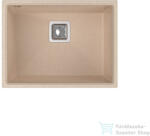 LunArt Soma 55x42 cm-es öntött gránit mosogató medence szifon nélkül, Beige 5999123007612 (5999123007612)