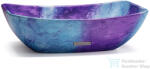 S.V.I.S. Design mosdó 50 cm VIRGO BASIC - FANTASIA, lila és kék, matt lakk UBX. VIRGO. BC. 050.000. FA. 01.1 (UBX_VIRGO_BC_050_000_FA_01_1)