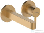 Hansgrohe Finoris falsík alatti mosdó csaptelep 16, 5 cm-es kifolyóval, szálcsiszolt bronz 76051140 (76051140)