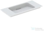 Geberit ONE 90x40 cm-es mosdó One bútorhoz csaplyuk-és túlfolyó nélkül, KeraTect mázzal, fényes króm takarólappal, fehér 500.395. 01.1 (500395011)