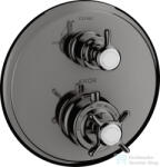 Hansgrohe Axor Montreux termosztátos falsík alatti kád/zuhany csaptelep, polírozott fekete króm 16800330 (16800330)