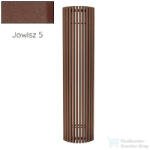 Radeco CARRERA P 1800x430 íves design radiátor, JOWISZ 5 (matt barna) színben (Radeco_CARRERA_P_JOWISZ5)