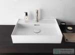 Laufen Kartell By Laufen 60x46 cm-es csiszolt aljú mosdó LCC Active bevonattal, fehér H816333A001041 (H816333A001041)