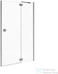 Jika PURE 90 cm-es zuhanyajtó fix résszel, átlátszó üveggel, jobbos, króm H2544230026681 (H2544230026681)