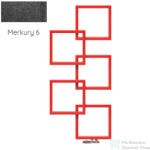 Radeco LOCO 5 1540x685 design radiátor, MERKURY 6 (metál fekete) színben, balos (Radeco_LOCO_5_B_MERKURY6)