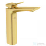 Ideal Standard CONCA magasított mosdó csaptelep leeresztő nélkül, Brushed gold BC758A2 (BC758A2)