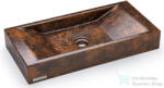S.V.I.S. Design mosdó 60 cm SIRIUS BASIC - SMOKED METAL, réz és fekete, félmatt lakk UBX. SIRIUS. BC. 060.000. MS. 01.2 (UBX_SIRIUS_BC_060_000_MS_01_2)