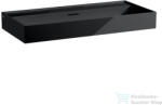 Laufen Kartell By Laufen 100x46 cm-es mosdó csaplyuk nélkül, Fényes fekete H8103370201091 (H8103370201091)