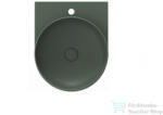 RAVAK YARD 40 mosdó tartókonzol nélkül, csaptelep furattal, Grey Green XJX08240000 (XJX08240000)