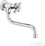 Bugnatese REVIVAL hidegvizes fali mosdó csaptelep mozgatható kifolyóval, leeresztő nélkül, króm 474CR (474CR)