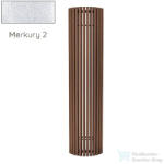 Radeco CARRERA P 1800x430 íves design radiátor, MERKURY 2 (ezüst) színben (Radeco_CARRERA_P_MERKURY2)