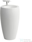 Laufen Ilbagnoalessi One 53x53x90 cm-es mosdó integrált mosdólábbal, matt fehér H8119727571041 (H8119727571041)