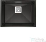 LunArt Soma 55x42 cm-es öntött gránit mosogató medence szifon nélkül, Golden black 5999123007605 (5999123007605)