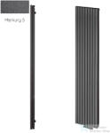Radeco TORGET PLUS 1 1800x334 design radiátor, MERKURY 5 (metál sötétszürke) színben (Radeco_TORGET_PLUS_1_MERKURY5)