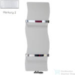 Radeco VINKA 1190x353 design radiátor törölközőtartó nélkül, MERKURY 2 (ezüst) színben (Radeco_VINKA_MERKURY2)