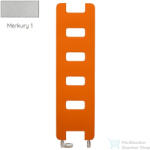 Radeco HEAVEN 1600x450 design radiátor, MERKURY 1 (metál ezüst) színben (Radeco_HEAVEN_MERKURY1)
