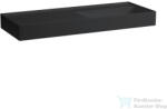 Laufen Kartell By Laufen 120x46 cm-es csaplyuk nélküli mosdó, speciálisan fedett lefolyóval, Matt fekete H8133337161121 (H8133337161121)