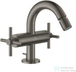 GROHE ATRIO bidé csaptelep automata leeresztővel, Brushed Hard Graphite 24353AL0 (24353AL0)