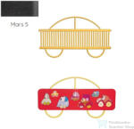 Radeco AUTO 680x1250 design radiátor gyerekszobába, MARS 5 (antracit) színben (Radeco_AUTO_MARS5)