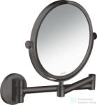 Hansgrohe AXOR UNIVERSAL CIRCULAR fali kozmetikai tükör, szálcsiszolt fekete króm 42849340 (42849340)