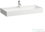 Laufen Kartell By Laufen 100x46 cm-es csiszolt aljú mosdó túlfolyó nélkül, LCC Active bevonattal, fehér H816337A001111 (H816337A001111)