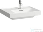 Laufen MEDA 60x46 cm-es csiszolt aljú mosdó bal oldali polccal, matt fehér H8181127571041 (H8181127571041)