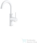 Bugnatese KLINE mosdó csaptelep leeresztő nélkül, matt fehér 5713SBI (5713SBI)