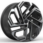 Silverline Toledo Fekete polírozott 5/100 17x7 ET40 73, 1 - 4sgumi