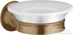Hansgrohe AXOR MONTREUX fali szappantartó, szálcsiszolt bronz 42033140 (42033140)