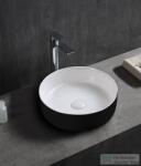 Niagara Wellness Niwell ANA B&W pultra építhető mosdó 36x36x12 cm (NWSZ-ANA3636BW)