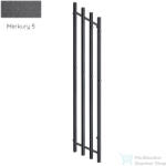 Radeco FUEGO KOLOR 1650x290 balos design radiátor, MERKURY 5 (metál sötétszürke) színben (Radeco_FUEGO_L_MERKURY5)